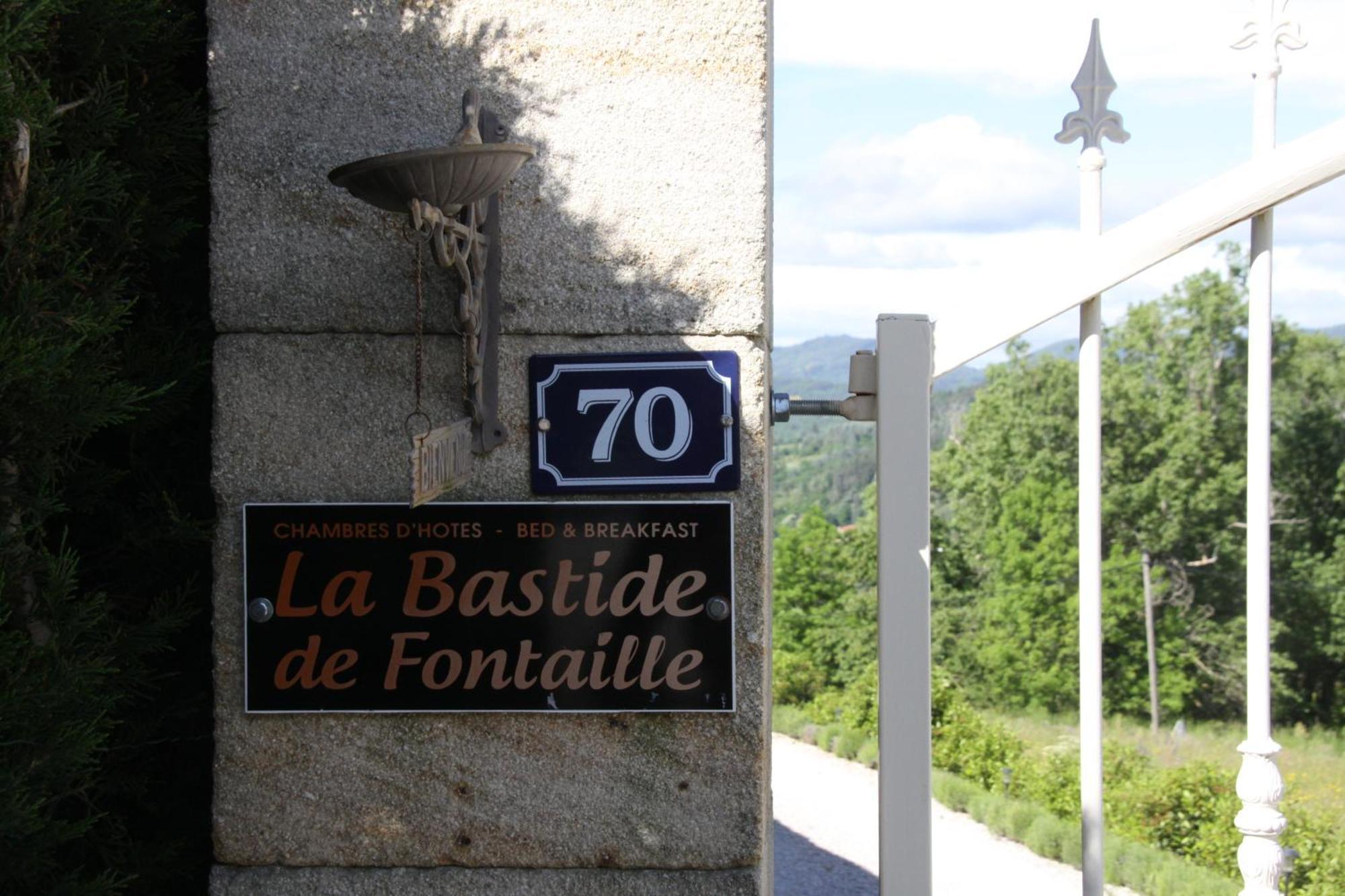 La Bastide De Fontaille Bed & Breakfast Saint-Félicien Exterior foto